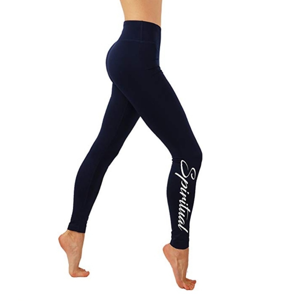 Yoga Power Flex Word Printed Compress